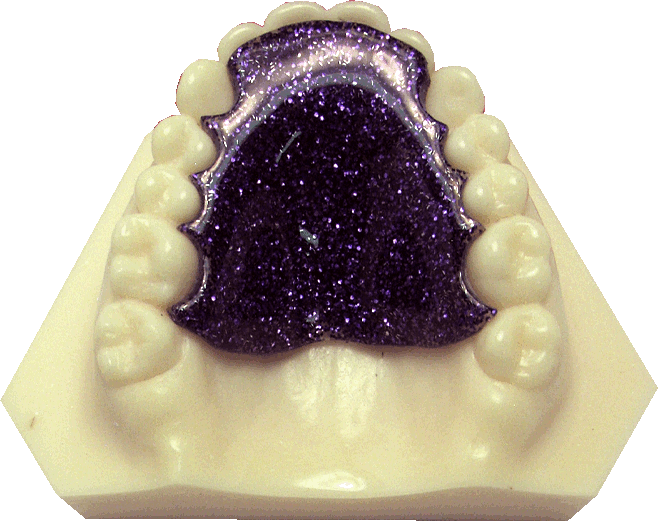Color purple glitter